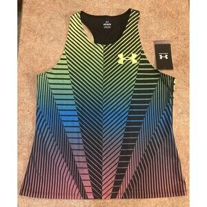 Under Armour UA Rush Run Distance Singlet Top Women's Size Medium NEW